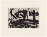 Artist: b'Harris, Jeffrey.' | Title: bDevil's Tattoo | Date: 2000 | Technique: b'liftground-etching and aquatint, printed in black ink, from one plate'