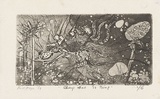 Artist: MEYER, Bill | Title: Things that go bump. | Date: 1968 | Technique: etching, aquatint and drypoint, printed in black ink, from one copper plate | Copyright: © Bill Meyer