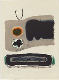 Artist: Dawson, Janet. | Title: L'oiseau de nuit (Night bird). | Date: 1960 | Technique: lithograph, printed in colour, from multiple stones | Copyright: © Janet Dawson. Licensed by VISCOPY, Australia