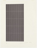 Artist: JACKS, Robert | Title: Grey grid. | Date: 1974 | Technique: screenprint, printed in grey ink, from one screen