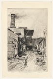 Artist: b'Cobb, Victor.' | Title: bPayne's Iron Foundry, Melbourne. | Date: 1937 | Technique: b'drypoint and roulette, printed in black ink, from one plate'