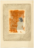 Title: A rather transparent girl, No.I | Date: 1967 | Technique: rough-biting?; etching; ?, printed in colour from four plates