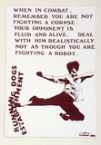 Artist: MARTIAL ANARCHIST PRODUCTION | Title: When in Combat... | Technique: screenprint, printed in colour, from multiple stencils