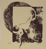 Artist: b'Hecht, Lisa.' | Title: b'Immortal' | Date: 1996, February | Technique: b'lithograph, printed in black ink, from one stone'