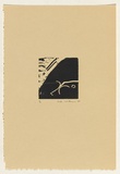 Artist: b'Withers, Rod.' | Title: b'Woodcut: from the set Australian birds of prey or the rogue sparrow' | Date: 1979 | Technique: b'woodcut, printed in black ink, from one block'