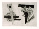 Artist: Sharp, James. | Title: Drypoint | Date: 1969 | Technique: drypoint, printed in black ink with plate-tone, from one plate | Copyright: © Estate of James Sharp