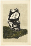 Artist: b'KING, Grahame' | Title: b'Primaeval' | Date: 1965 | Technique: b'lithograph, printed in colour, from three stones [or plates]'
