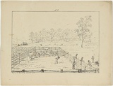 Title: b'Roping for branding' | Date: c.1853 | Technique: b'lithograph, printed in black ink, from one stone'