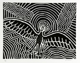 Artist: b'Pike, Jimmy.' | Title: b'Mangkaja Kura' | Date: 1985 | Technique: b'screenprint, printed in black ink, from one stencil'
