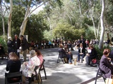 Artist: b'Butler, Roger' | Title: b'Lunch in the sculpture garden, Australian Print Symposium, National Gallery of Australia, Canberra, 2007' | Date: 2007