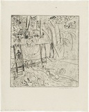 Artist: b'WALKER, Murray' | Title: b'My first Kallista landscape etching.' | Date: 1963 | Technique: b'etching, printed in black ink, from one plate'