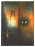 Artist: b'Denton, Chris' | Title: b'One point of reference, two points of view' | Date: 1995 | Technique: b'etching, printed in colour, from multiple plates'