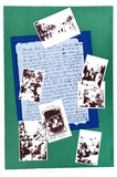 Artist: b'Pavlou, Julie.' | Title: b'Letter for Christa' | Date: 1986 | Technique: b'screenprint, printed in colour, from multiple stencils'