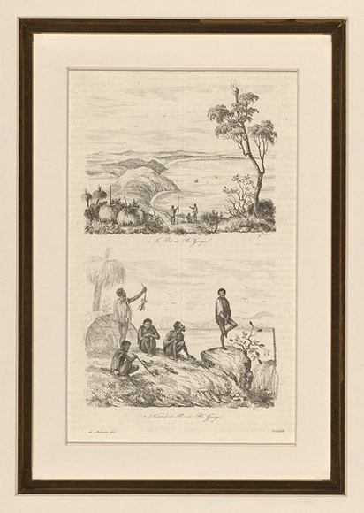 Title: b'Le port du Roi George [King George Sound]' | Date: 1835 | Technique: b'engraving, printed in black ink, from one steel plate'