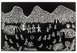 Artist: Petyarre, Dolly. | Title: not titled [No.15] | Date: 1990 | Technique: woodcut, printed in black ink, from one block