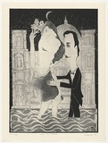 Artist: b'Sibley, Andrew.' | Title: b'Love in Venice' | Date: 1997 | Technique: b'etching and aquatint, printed in black ink with plate-tone, from one plate'