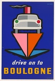 Artist: b'Bainbridge, John.' | Title: b'Drive on to Boulogne (poster for the French government tourist office).' | Date: (1962) | Technique: b'screenprint'