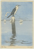 Artist: b'Webb, A.B.' | Title: b'The shag' | Date: c.1921 | Technique: b'woodcut, printed in colour in the Japanese manner, from two blocks'