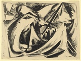 Artist: French, Len. | Title: The storm. | Technique: lithograph | Copyright: © Leonard French. Licensed by VISCOPY, Australia