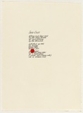 Title: b'Sore eros [colophon]' | Date: 1992 | Technique: b'letterpress text, printed in black ink'