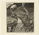 Artist: b'Keeling, David.' | Title: b'The Big Valley' | Date: 1984 | Technique: b'lithograph, printed in black ink, from one stone [or plate]' | Copyright: b'This work appears on screen courtesy of the artist and copyright holder'