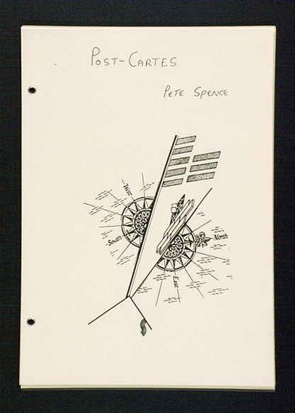 Artist: b'SPENCE, Pete' | Title: b'Post-Cartes.' | Date: c.1991 | Technique: b'xerox and screenprint'