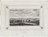Artist: b'Carmichael, John.' | Title: b'Sydney from Hyde Park.' | Date: 1829 | Technique: b'engraving, printed in black ink, from one copper plate'