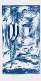 Artist: b'Adams, Tate.' | Title: b'(Soul Cages).' | Date: 1957-58 | Technique: b'lithograph, printed in blue ink, from one zinc plate'