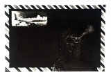 Artist: SHOMALY, Alberr | Title: Airmail series 1 | Date: 1973 | Technique: etching, aquatint, engraving and drypoint, printed in black ink, from one photo-copper plate