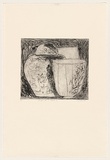 Title: Ginger jar and bowl 2 | Date: 1987 | Technique: etching and drypoint, printed in black ink, from one plate