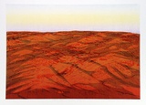 Title: Early morning shadow, Pilborough | Date: 1988 | Technique: linocut, printed in colour, from mutliple blocks