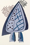 Artist: b'Palmer, Gardenia.' | Title: b'Exhibition poster: ceramics by Gardenia Palmer' | Date: 1983 | Technique: b'screenprint, printed in colour, from multiple stencils'