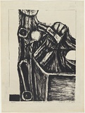 Artist: b'ROSE, David' | Title: b'Mother and son' | Date: 1963 | Technique: b'lithograph, printed in black ink, from one stone'