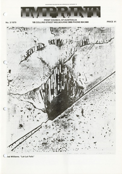 Artist: b'PRINT COUNCIL OF AUSTRALIA' | Title: b'Periodical | Imprint. Melbourne: Print Council of Australia, vol. 14, no. 3,  1979' | Date: 1979