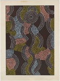 Artist: NOLAN TJAMPITJINPA, Dinny | Title: Women's dreaming | Date: 1978 | Technique: lithograph, printed in colour, from multiple stones [or plates]; screenprint, printed in colour,from multiple stencils