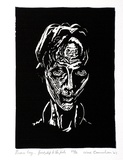 Artist: b'Counihan, Noel.' | Title: b'Brace-boy ... first step to the pits.' | Date: 1947 | Technique: b'linocut, printed in black ink, from one block'