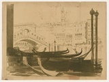 Artist: Streeton, Arthur. | Title: The Rialto | Date: (1912) | Technique: lithograph, printed in olive green ink, from one stone