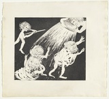 Artist: BOYD, Arthur | Title: The women defend themselves. | Date: (1970) | Technique: etching and aquatint, printed in black ink, from one plate | Copyright: Reproduced with permission of Bundanon Trust