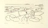 Artist: b'Furlonger, Joe.' | Title: b'Palm Beach suite (no.10)' | Date: 1990 | Technique: b'etching, printed in black ink, from one plate'