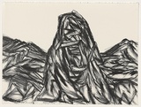 Artist: b'Lee, Graeme.' | Title: b'Rising pile' | Date: c.1985 | Technique: b'lithograph, printed in black ink, from one stone'