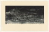 Artist: b'Kennedy, Helen.' | Title: b'Seascape II' | Date: 1989 | Technique: b'etching and drypoint, printed in dark blue ink, from one plate'
