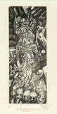 Artist: STONE, T.M. (Bauxhau) | Title: The people's foot and olive branch | Date: 1973-94 | Technique: aquatint, etching printed in black ink, from one  plate