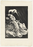 Artist: BOYD, Arthur | Title: The Unicorn and the Ark. | Date: 1973-74 | Technique: etching, printed in black ink, from one plate | Copyright: Reproduced with permission of Bundanon Trust