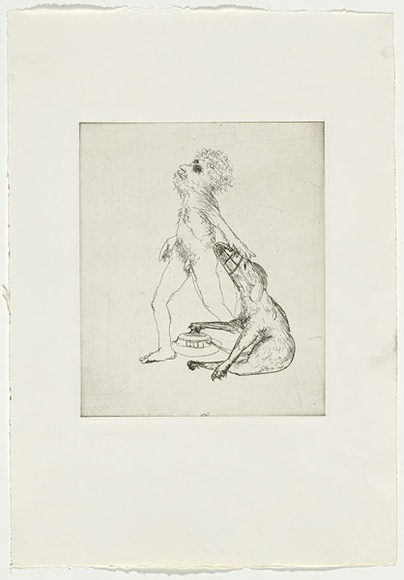 Artist: b'BOYD, Arthur' | Title: b'Colour blind.' | Date: 1970 | Technique: b'etching, printed in black ink, from one plate' | Copyright: b'Reproduced with permission of Bundanon Trust'