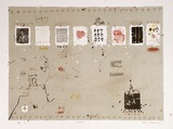 Artist: Mitelman, Allan. | Title: Cards | Date: 1969 | Technique: lithograph, printed in colour, from two stones [or plates] | Copyright: © Allan Mitelman