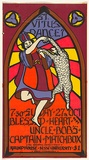 Artist: EARTHWORKS POSTER COLLECTIVE | Title: St. Vitus's dance | Date: 1974 | Technique: screenprint, printed in colour, from five stencils