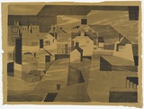 Artist: b'Courier, Jack.' | Title: b'Rooftops.' | Technique: b'lithograph, printed in black ink, from one stone [or plate]'