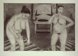 Artist: b'Loder, Liz.' | Title: b'Early morning' | Date: 1984 | Technique: b'soft ground and hardground-etching, aquatint and drypoint, printed in black ink with plate-tone, from one plate'