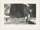 Artist: AMOR, Rick | Title: Returning storm. | Date: 1998 | Technique: etching, printed in black ink, from one plate