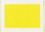 Artist: Wiebke, Karl. | Title: not titled [yellow] | Date: 2004 | Technique: screenprint, printed in acrylic paint, from one stencil
